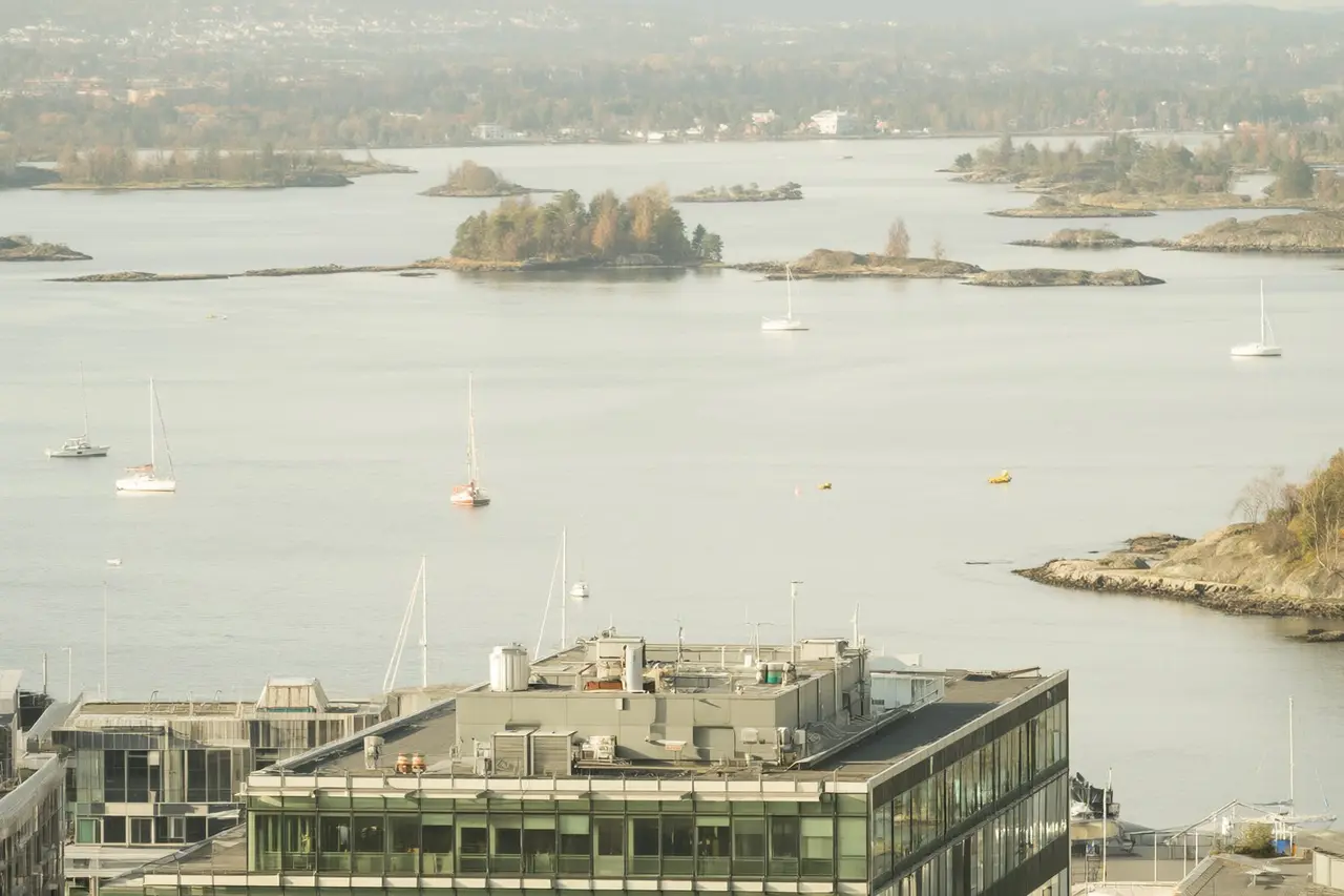 Utsikt over Oslofjorden fra Høvik
